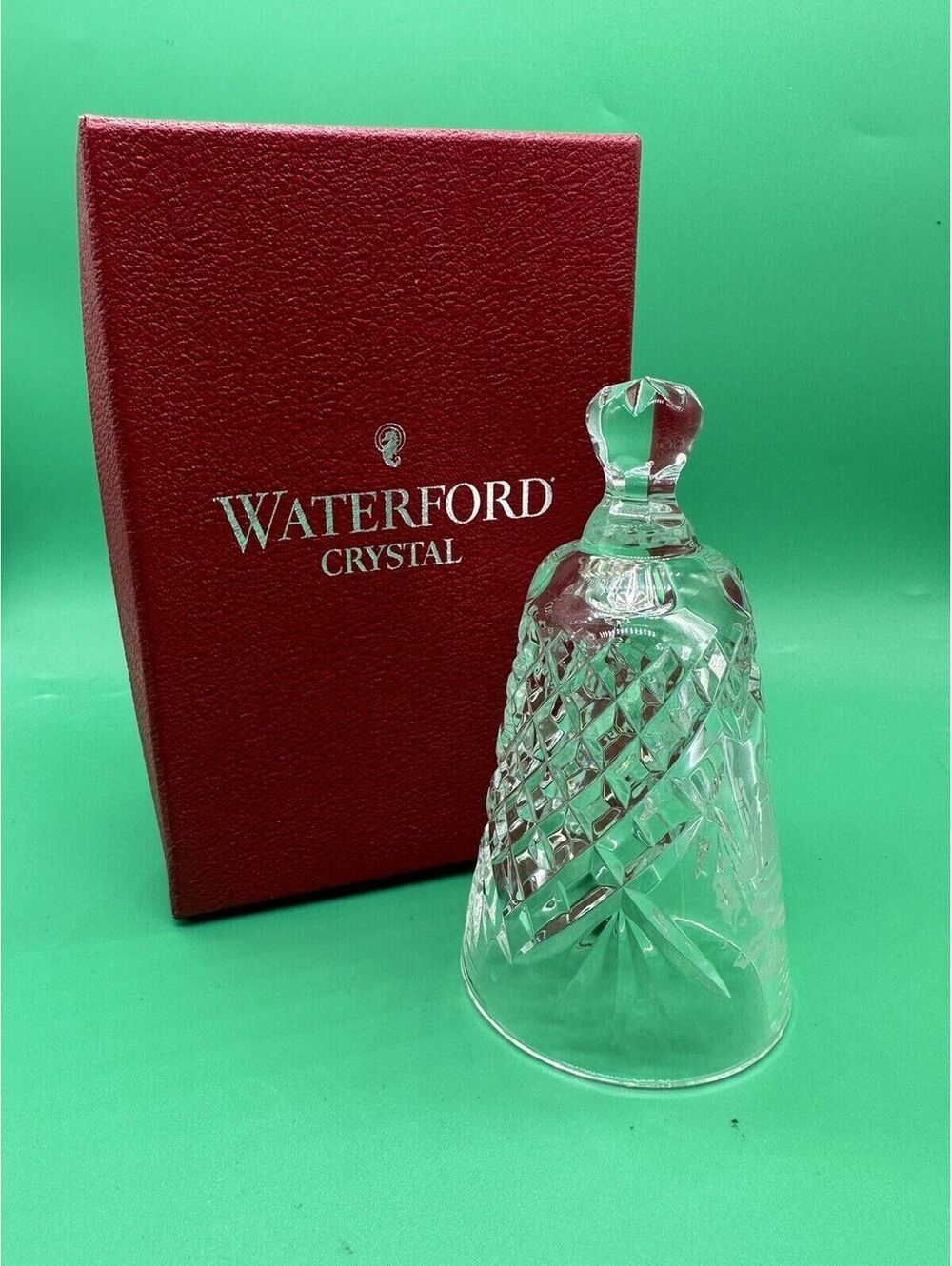Vintage Waterford Crystal Twelve Days Of Christmas 1991 Bell “8 Maids A Milking